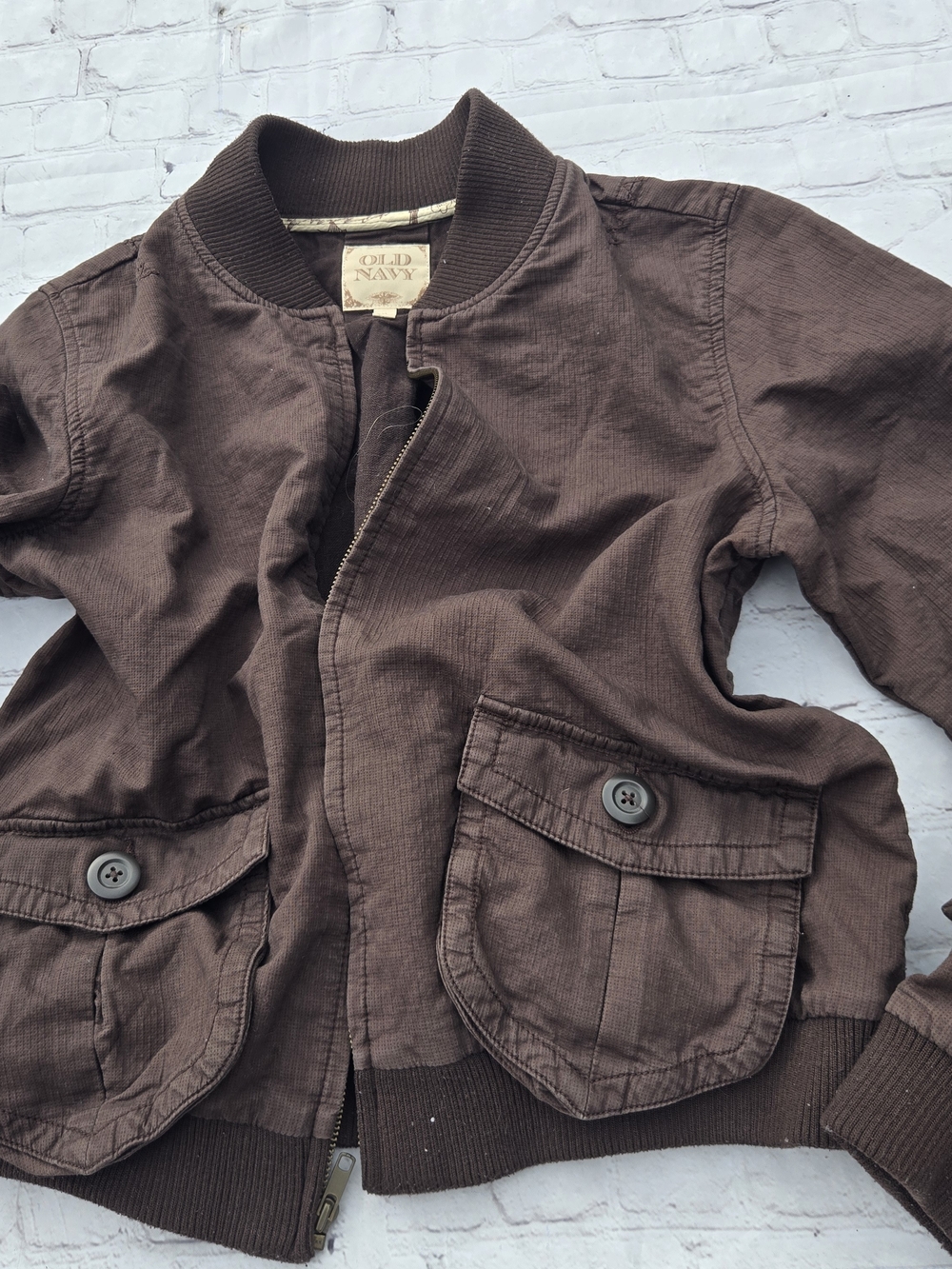 Old Navy Brown Kids Bomber Jacket